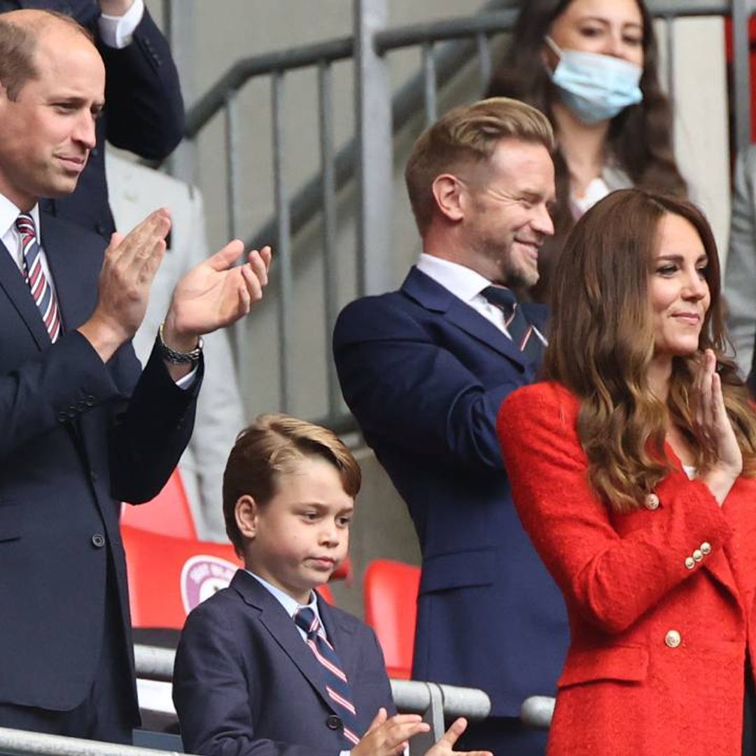 WATCH: Prince George sing God Save the Queen at Wembley Stadium with Kate Middleton