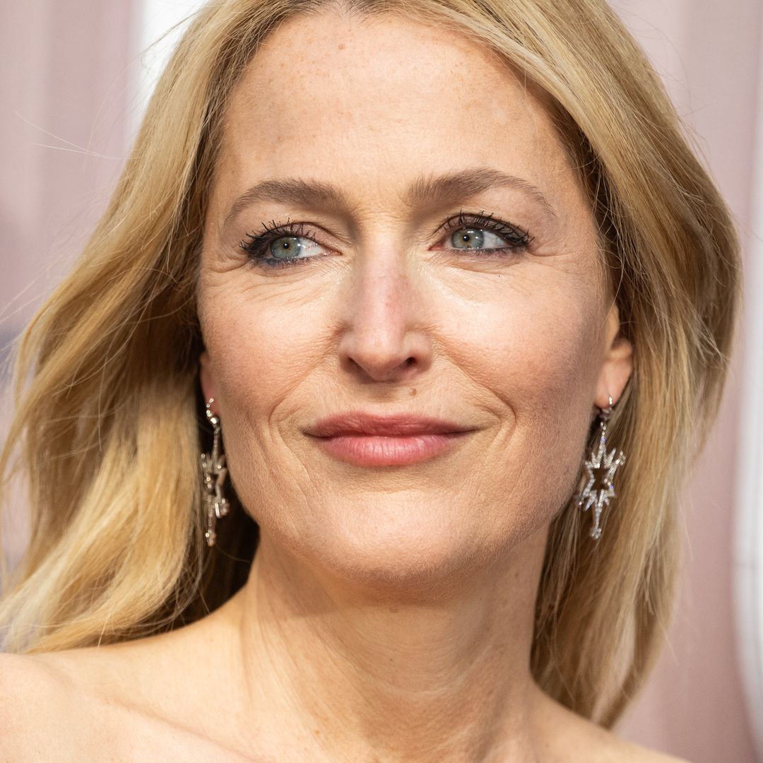 Gillian Anderson, 55, steals the show in tight-fitting green dress