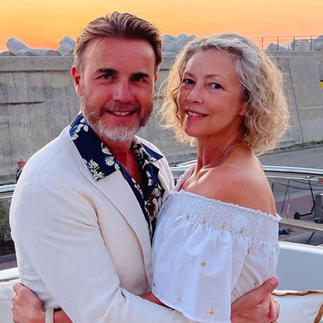 Gary Barlow and wife Dawn look picture perfect in rare holiday photos