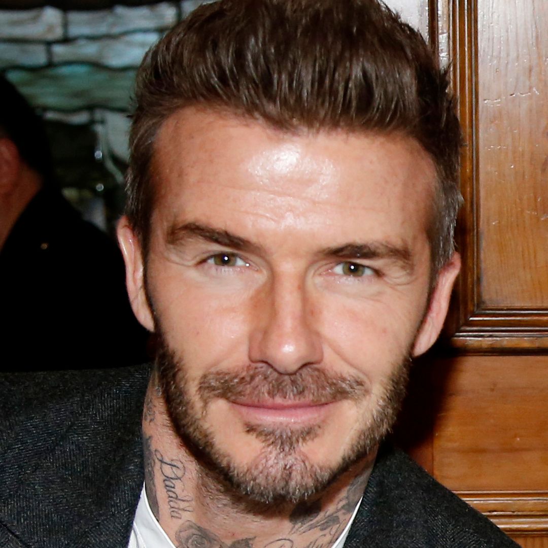 David Beckham's crochet tie proves he's the ultimate fashion icon