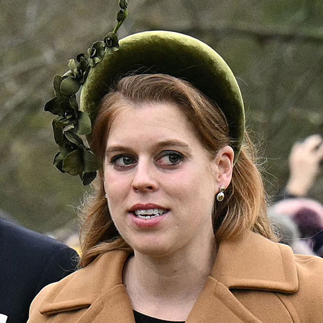 Pregnant Princess Beatrice looks glowing in bump-skimming coat on Christmas Day walkabout