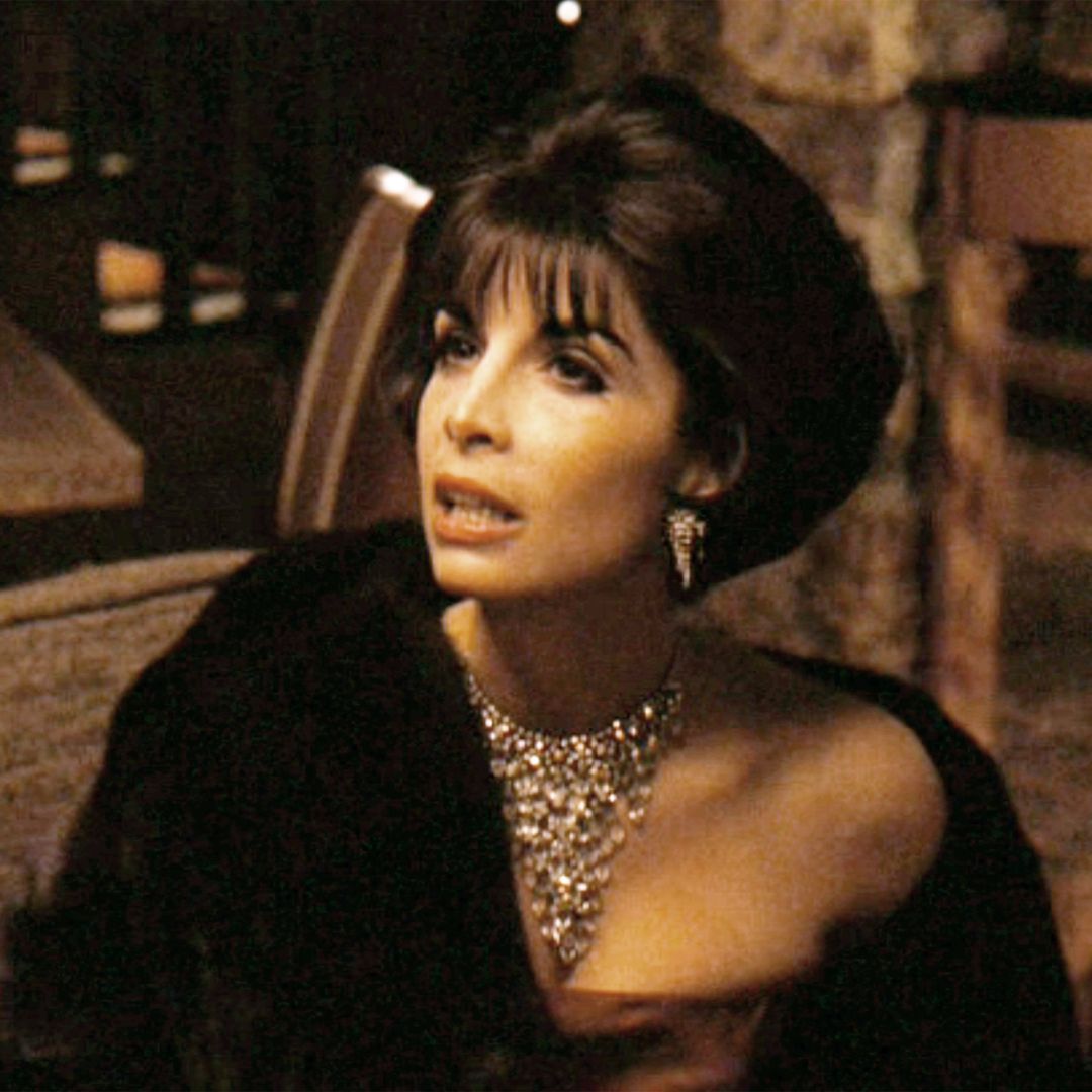 The movie "The Godfather: Part II", directed by Francis Ford Coppola, based on the novel 'The Godfather' by Mario Puzo. Seen here, Talia Shire as Connie Corleone. Initial theatrical wide release December 20, 1974. Screen capture. Paramount Pictures