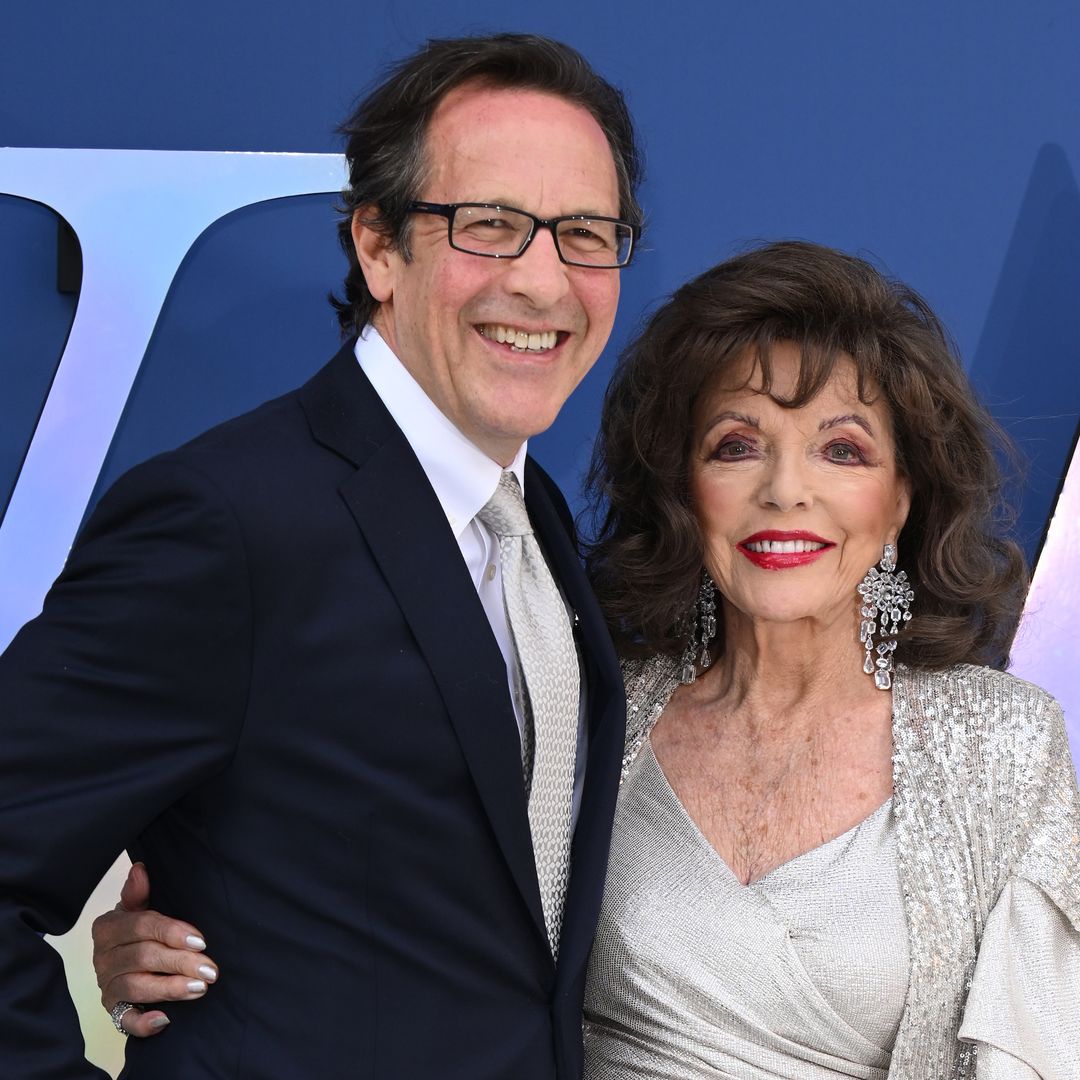 Joan Collins sizzles in sundress for beachside photo