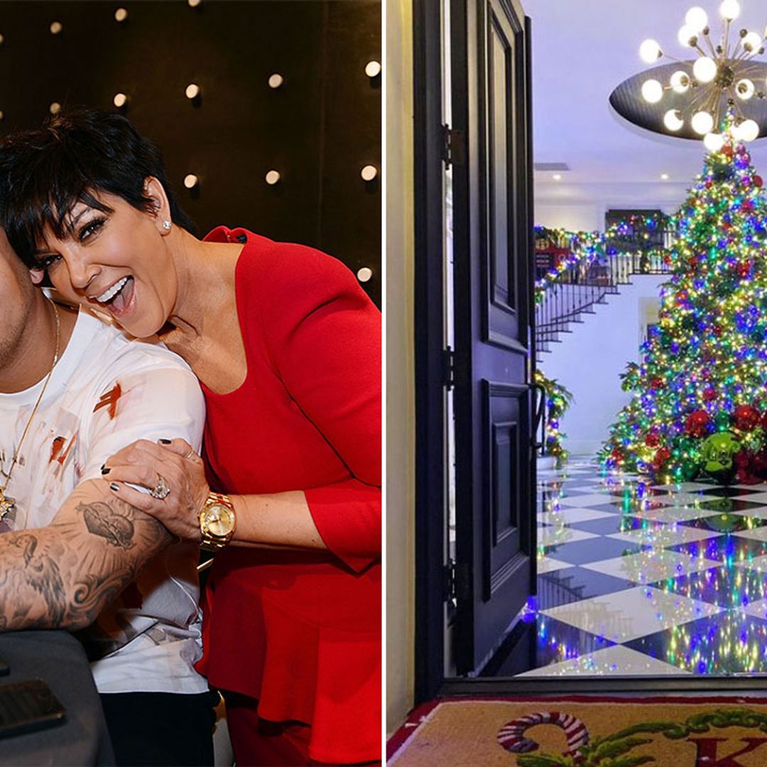 Rob Kardashian moves into Kris Jenner's home and transforms it for Christmas