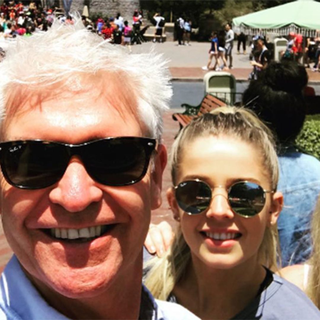 Phillip Schofield in a 'wizardy mood' on holiday with wife Steph and their daughters