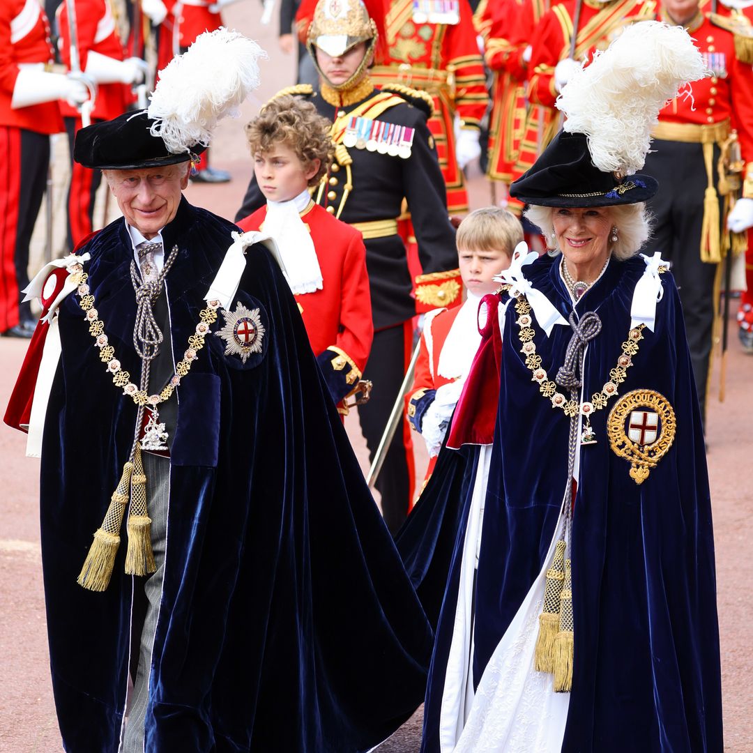 King Charles and Queen Camilla lead on Garter Day as non-blood royal relative makes history