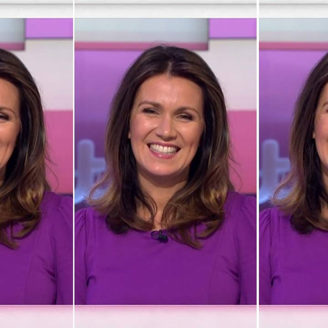 Susanna Reid's eye-popping purple dress leaves GMB viewers swooning