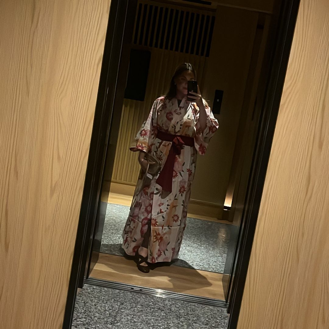 Banyan Tree Kyoto, Kimono for dinner