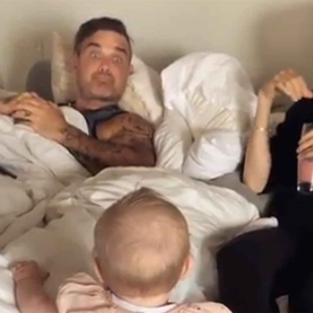 Robbie Williams' baby daughter Coco is growing up fast! See the photo