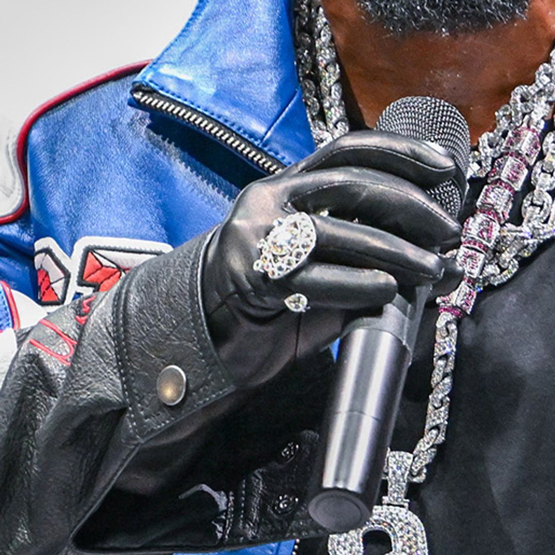 Kendrick Lamar performs in the halftime show during Super Bowl LIX on Sunday, Feb. 9, 2025, in New Orleans