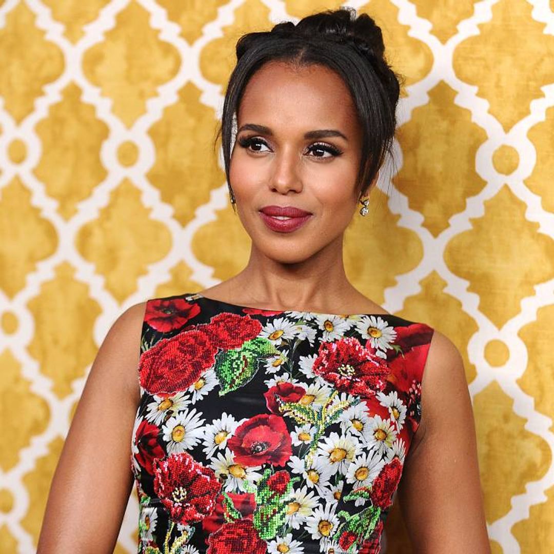 Kerry Washington looks like a vision in the glammest strapless dress - and we’re obsessed