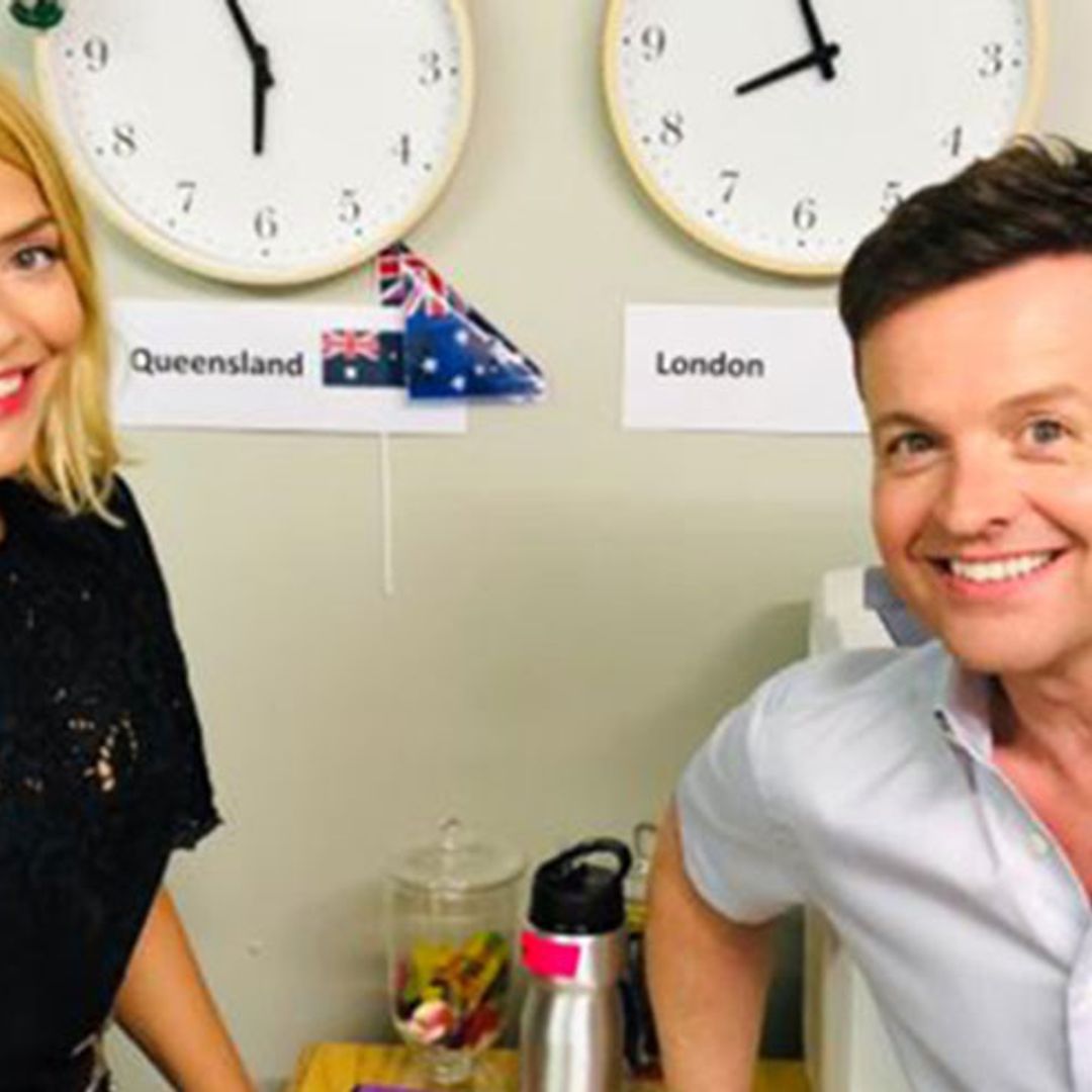 Holly Willoughby stuns in black on first episode of I'm a Celebrity...Get me Out of Here!