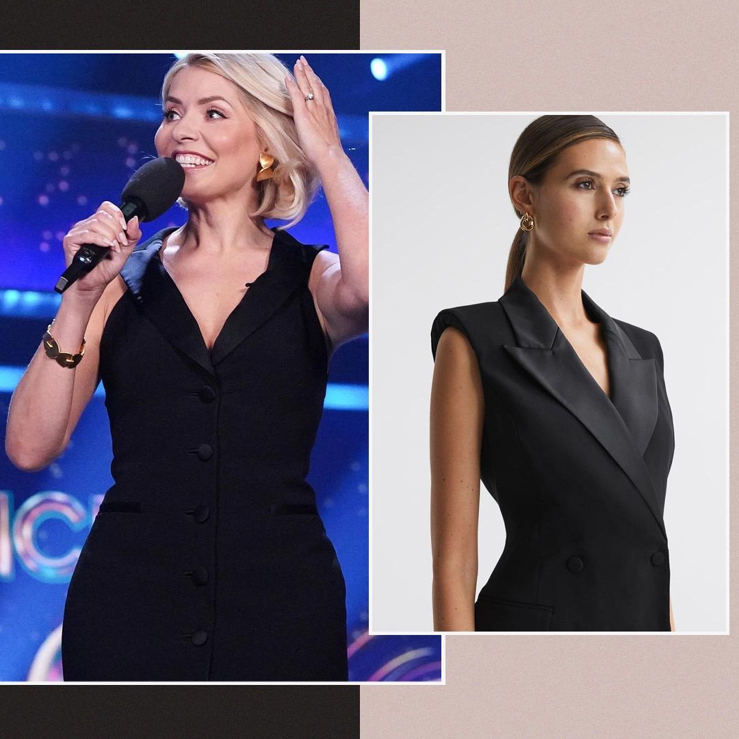 Holly Willoughby's black tuxedo dress on DOI was probably her most wearable yet - so I searched & found a £98 lookalike