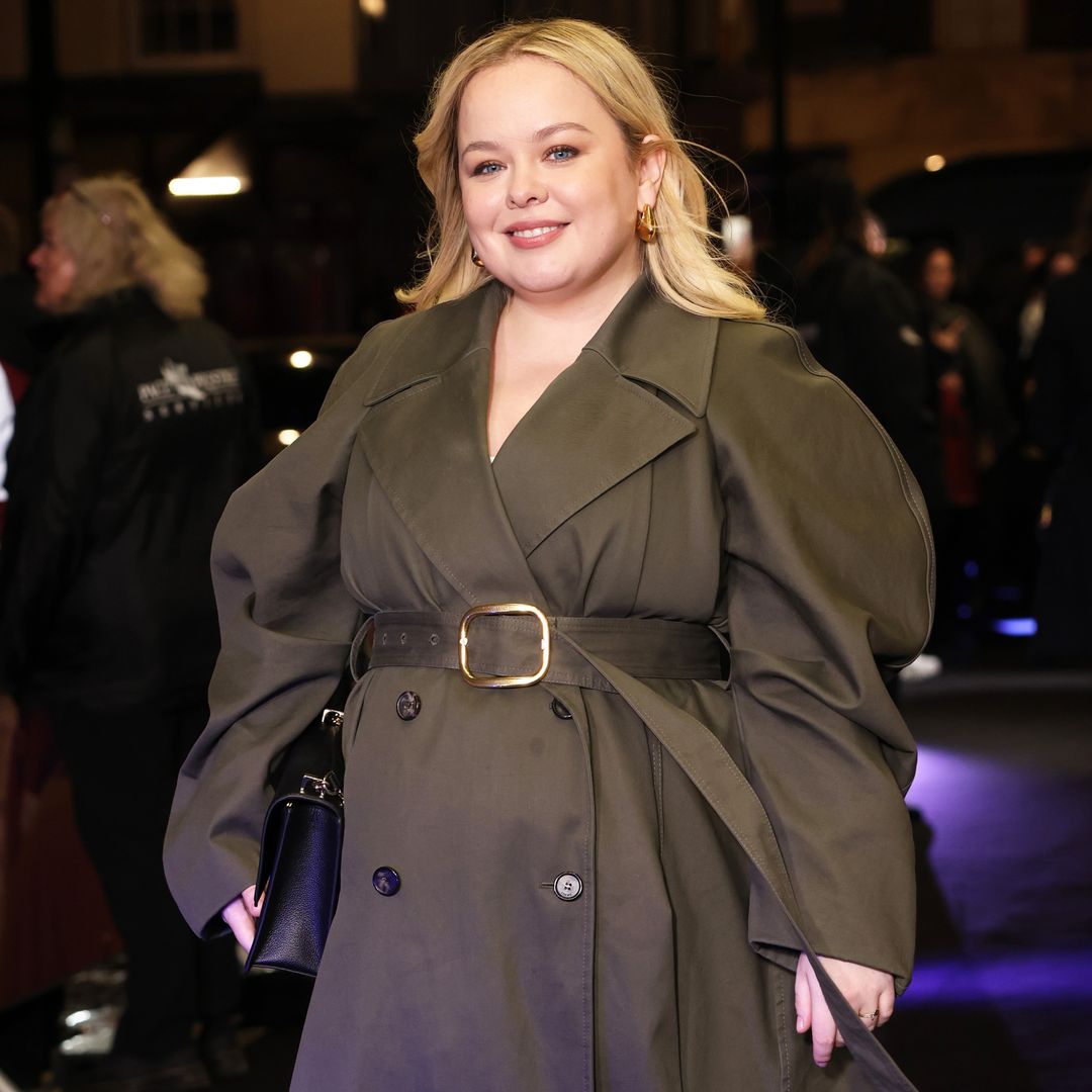 Nicola Coughlan serves up 'classic with a twist' in sculpting trench coat