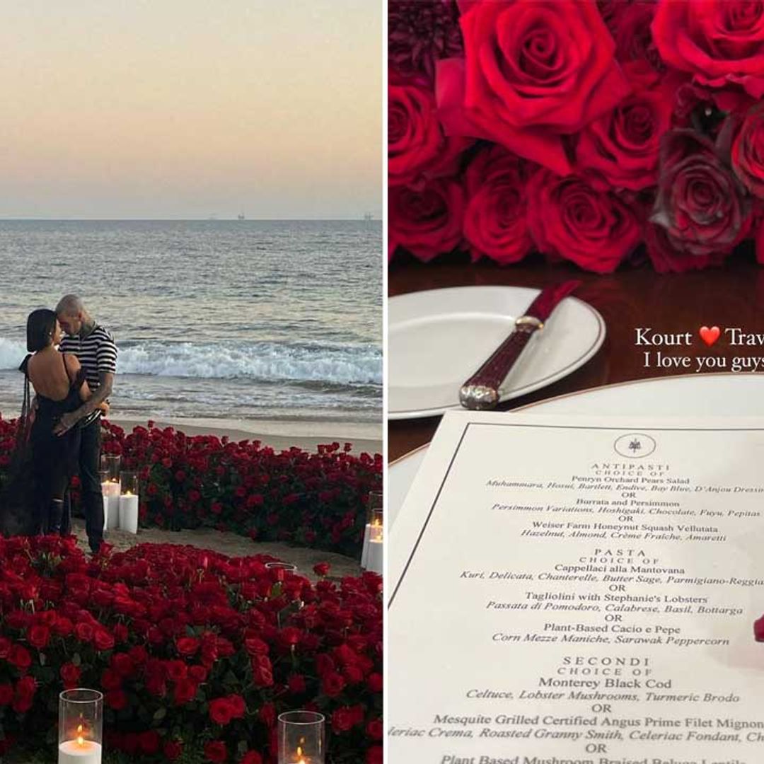 Kourtney Kardashian's engagement party menu at $8,000 per night hotel is jaw-dropping
