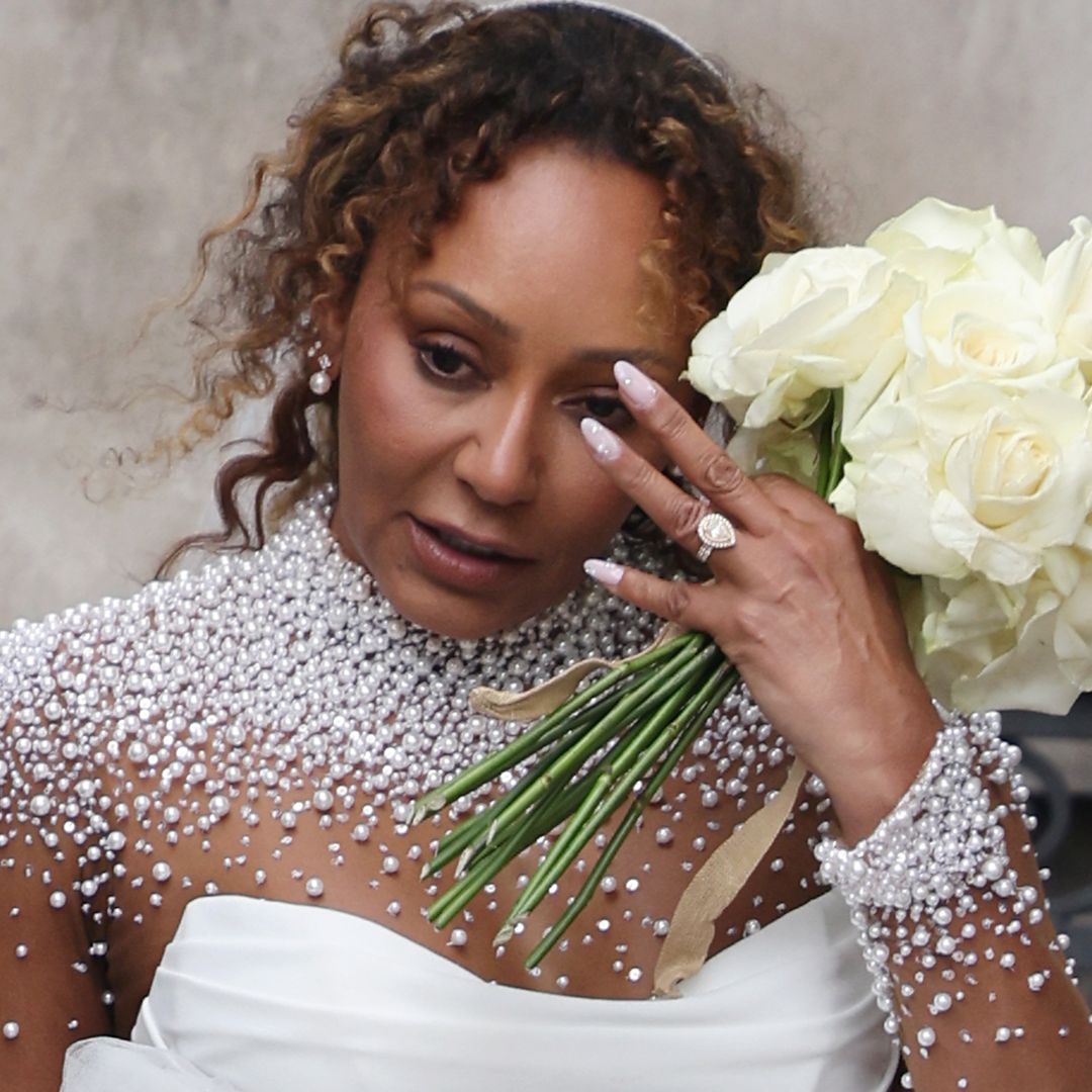 The hidden message behind Mel B's wedding dress