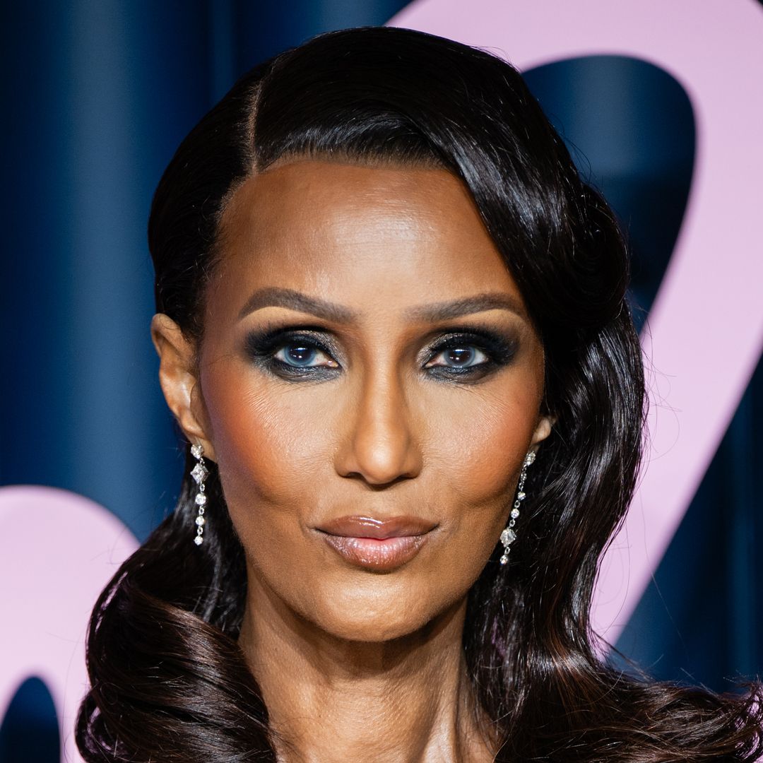 Iman, 70, pulls off 'tricky' corset dress