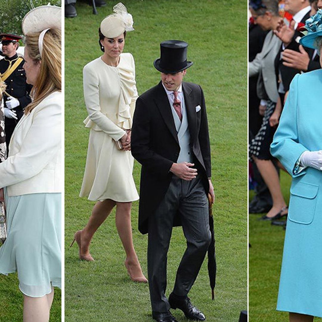Prince William and Kate Middleton's first joint Buckingham Palace garden party: Photos