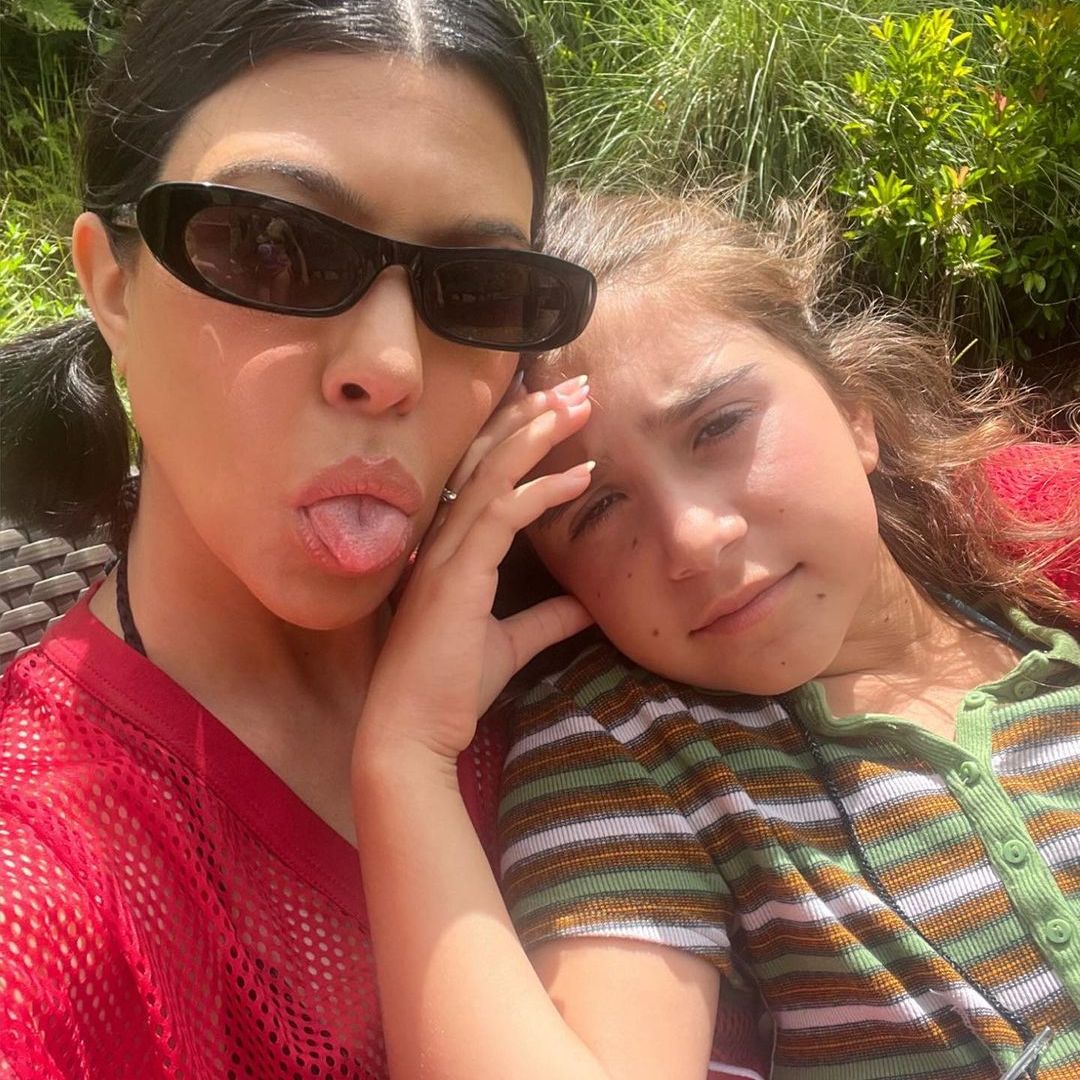 Kourtney Kardashian is pre-teen daughter Penelope's double in must-see unearthed photo