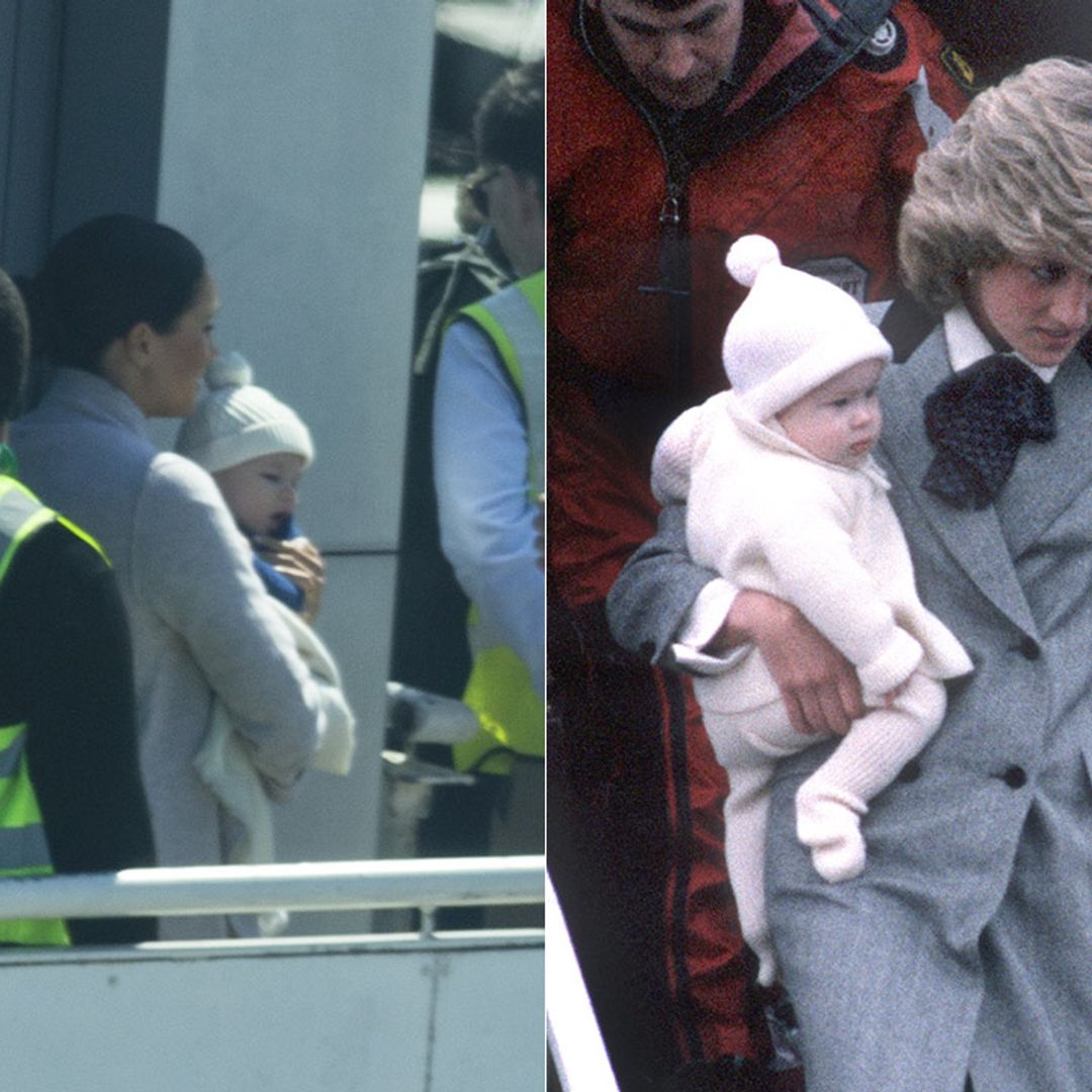 Meghan Markle pays sweet tribute to Prince Harry with son Archie's first tour outfit