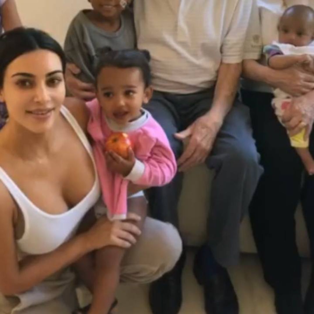 Kim Kardashian shares adorable photos of all her children as she gives glimpse into life away from the cameras