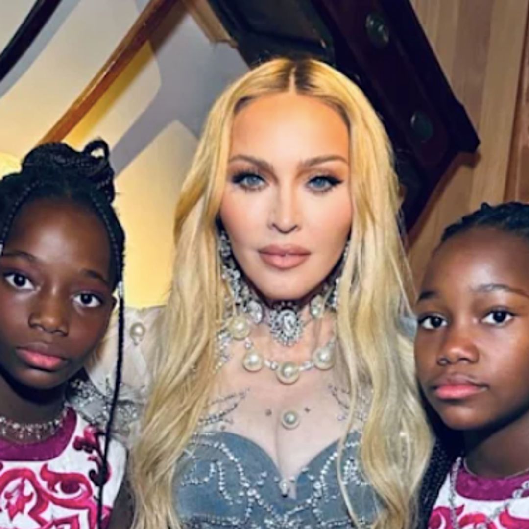 Madonna shows off youthful appearance as she hints at special project with daughters Estere and Stella