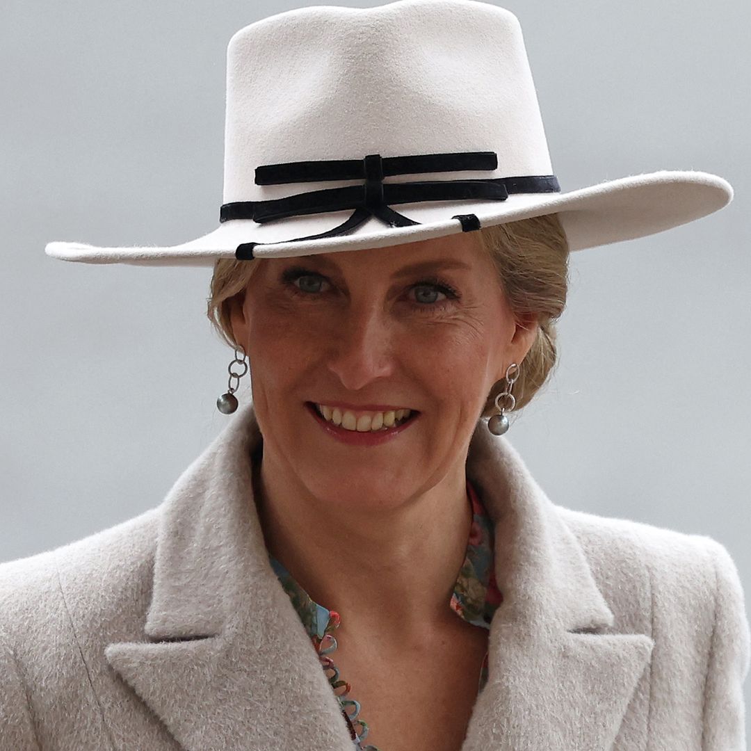 Duchess Sophie nails high glamour with impeccable flared coat and heels ensemble