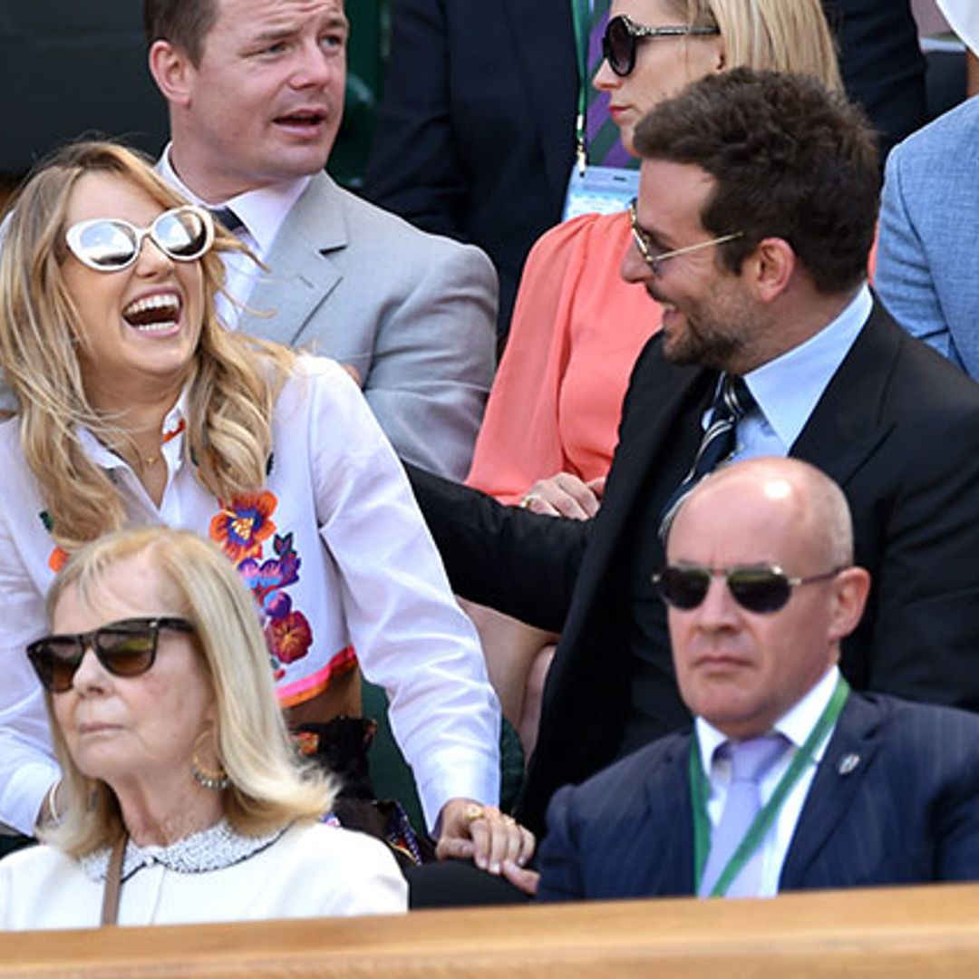 Suki Waterhouse and Bradley Cooper look loved up at Wimbledon