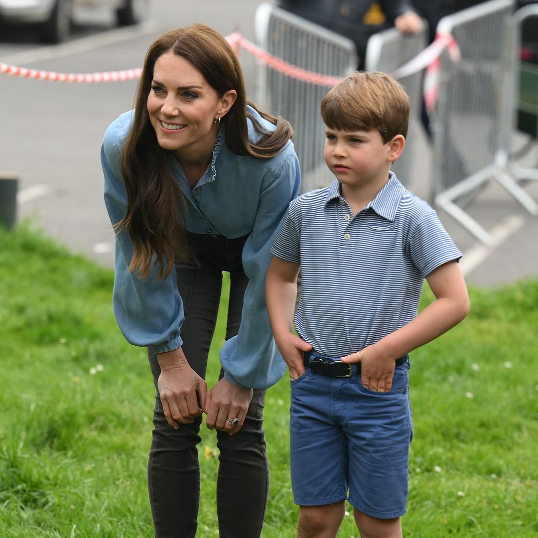 Prince Louis' adoring glance at mum Kate that no one noticed