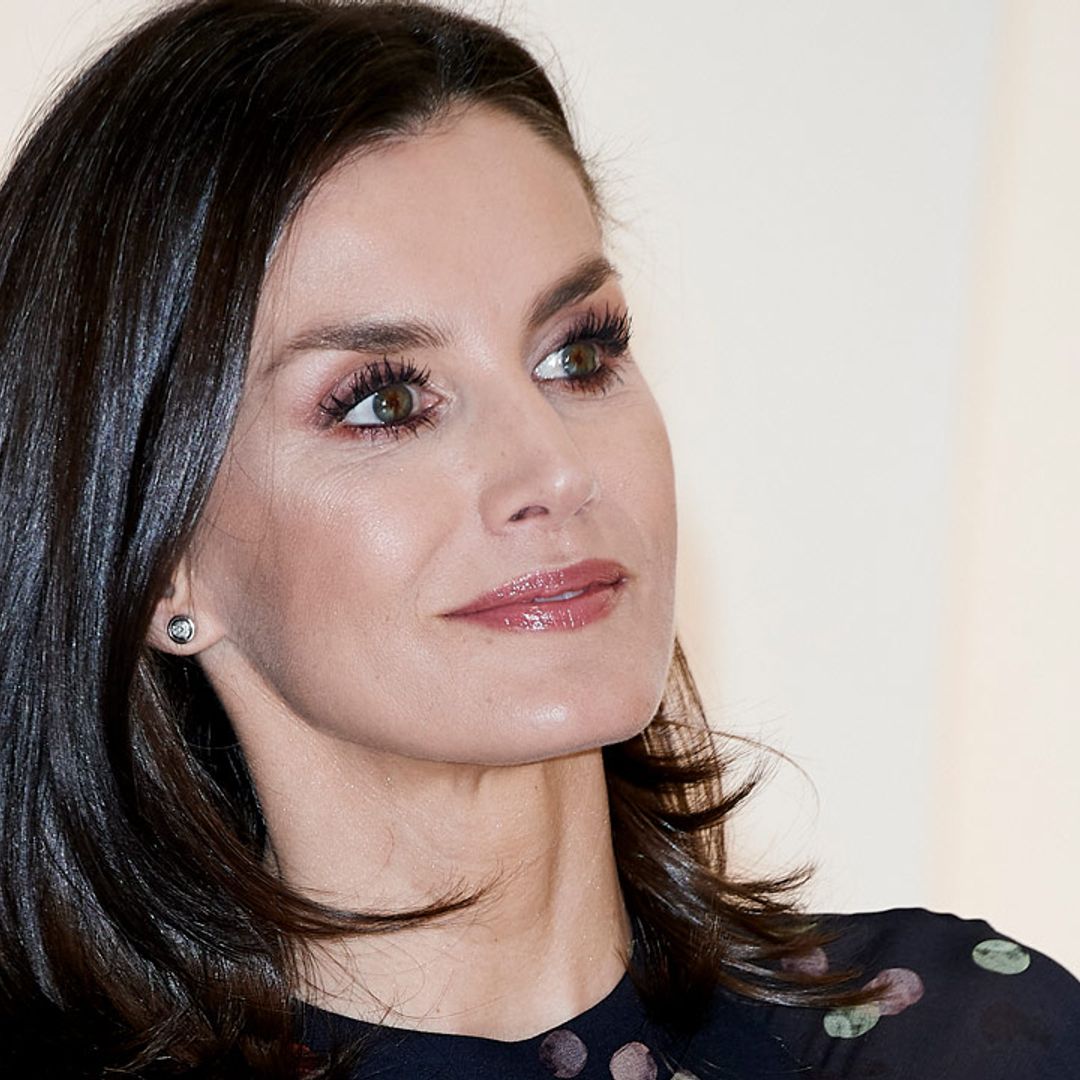 Queen Letizia's spotty Massimo Dutti dress is making us wish for summer