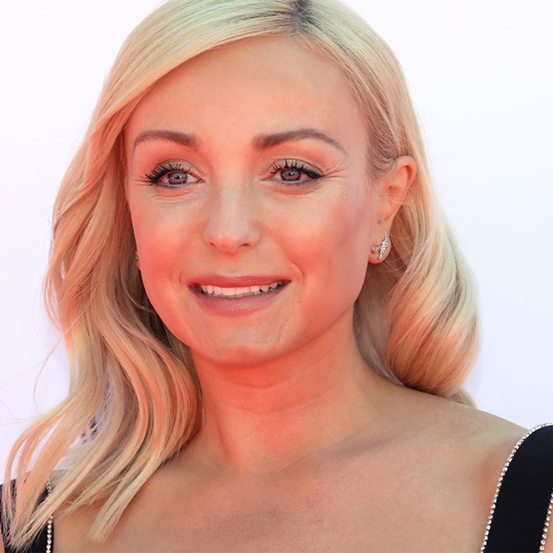 Helen George simply dazzles in sultry black ensemble - and the neckline is phenomenal