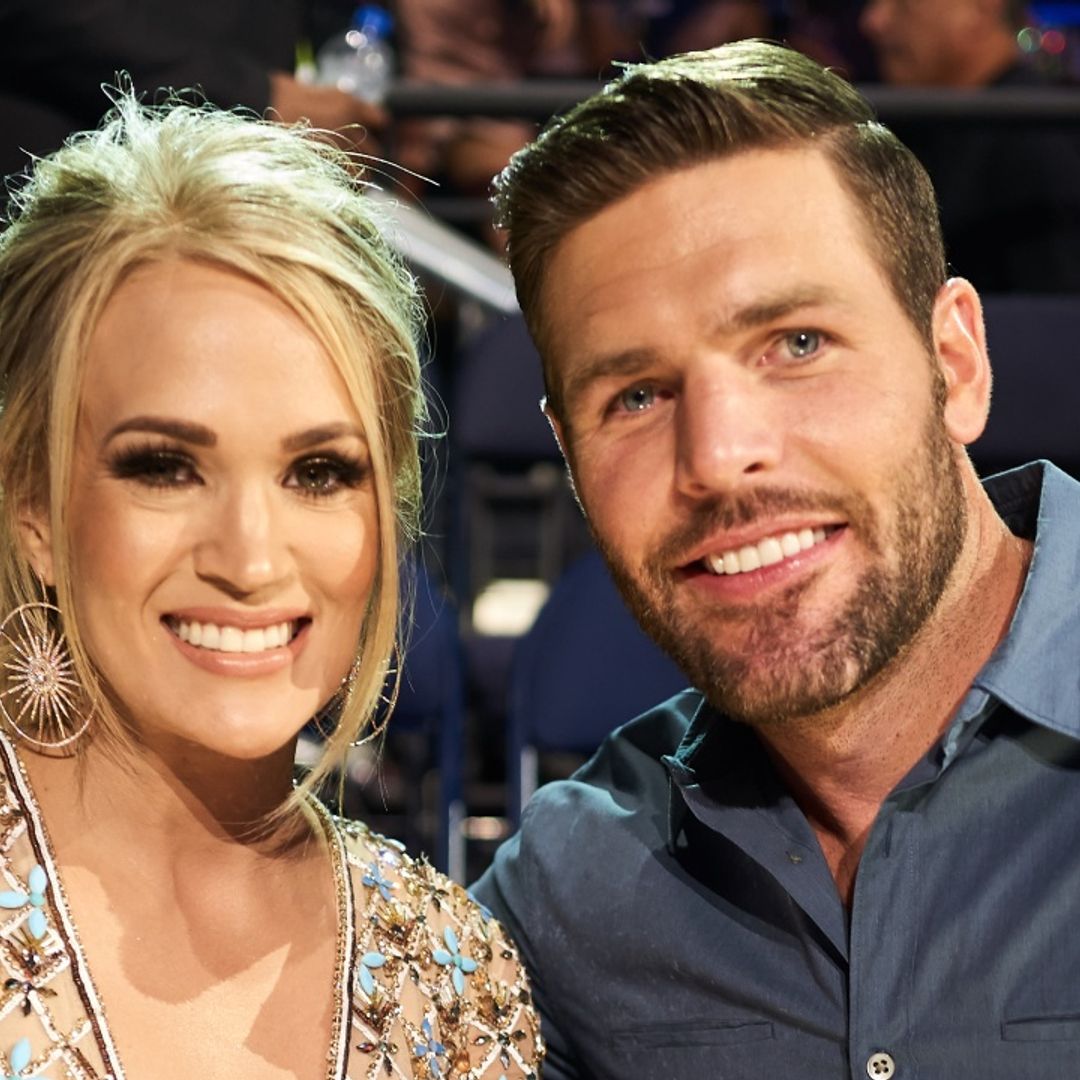 Carrie Underwood and Mike Fisher pose with lookalike children in rare family photos