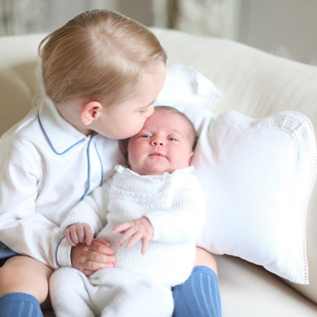 Princess Charlotte and Prince George's adorable first official pictures