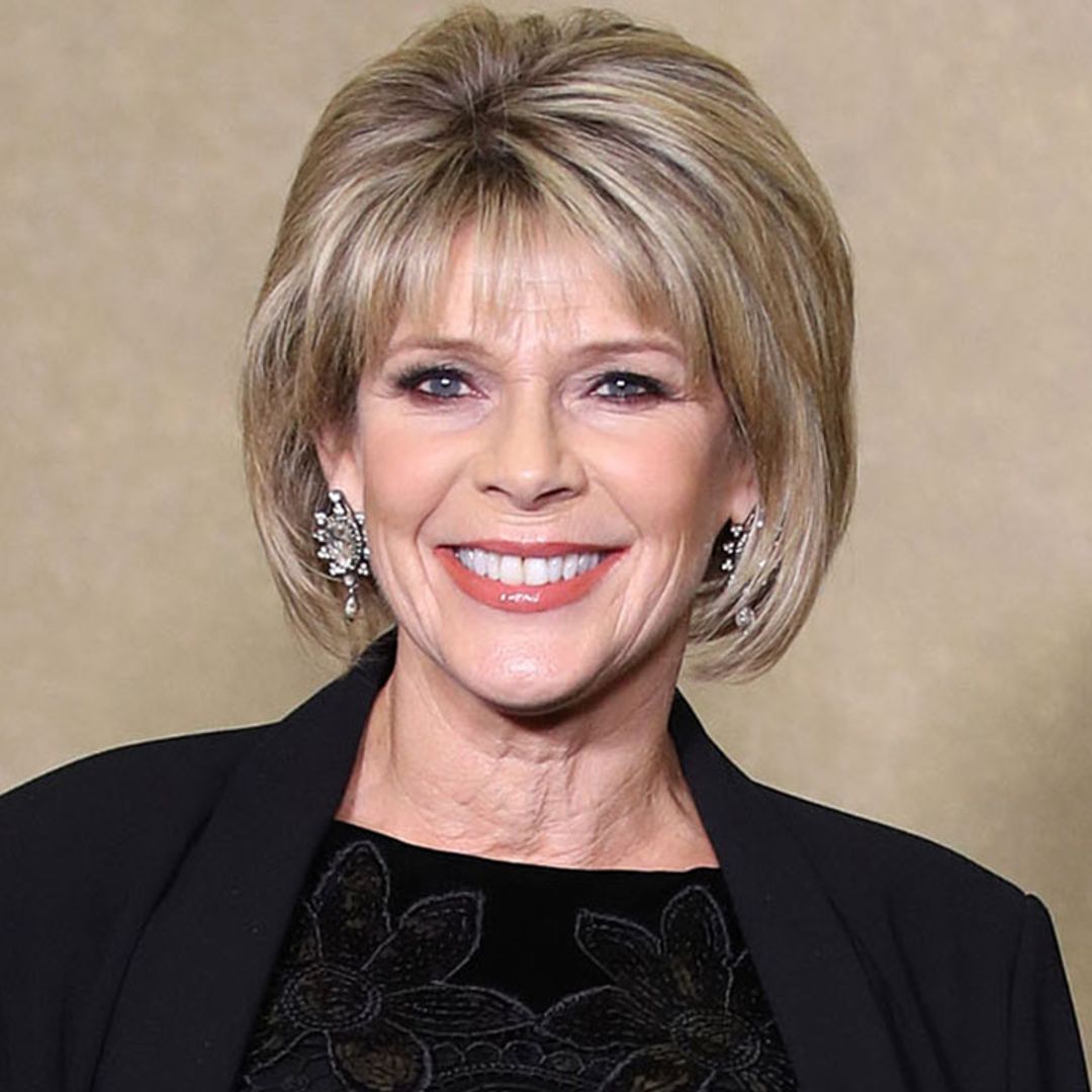 Ruth Langsford looks lovely in slim-fit trousers and sparkles