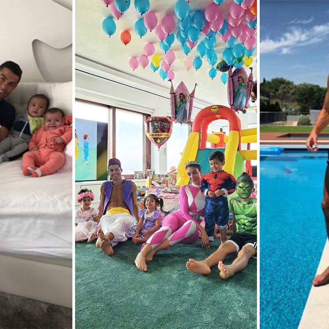 Cristiano Ronaldo's private Italian mansion with partner Georgina is another world