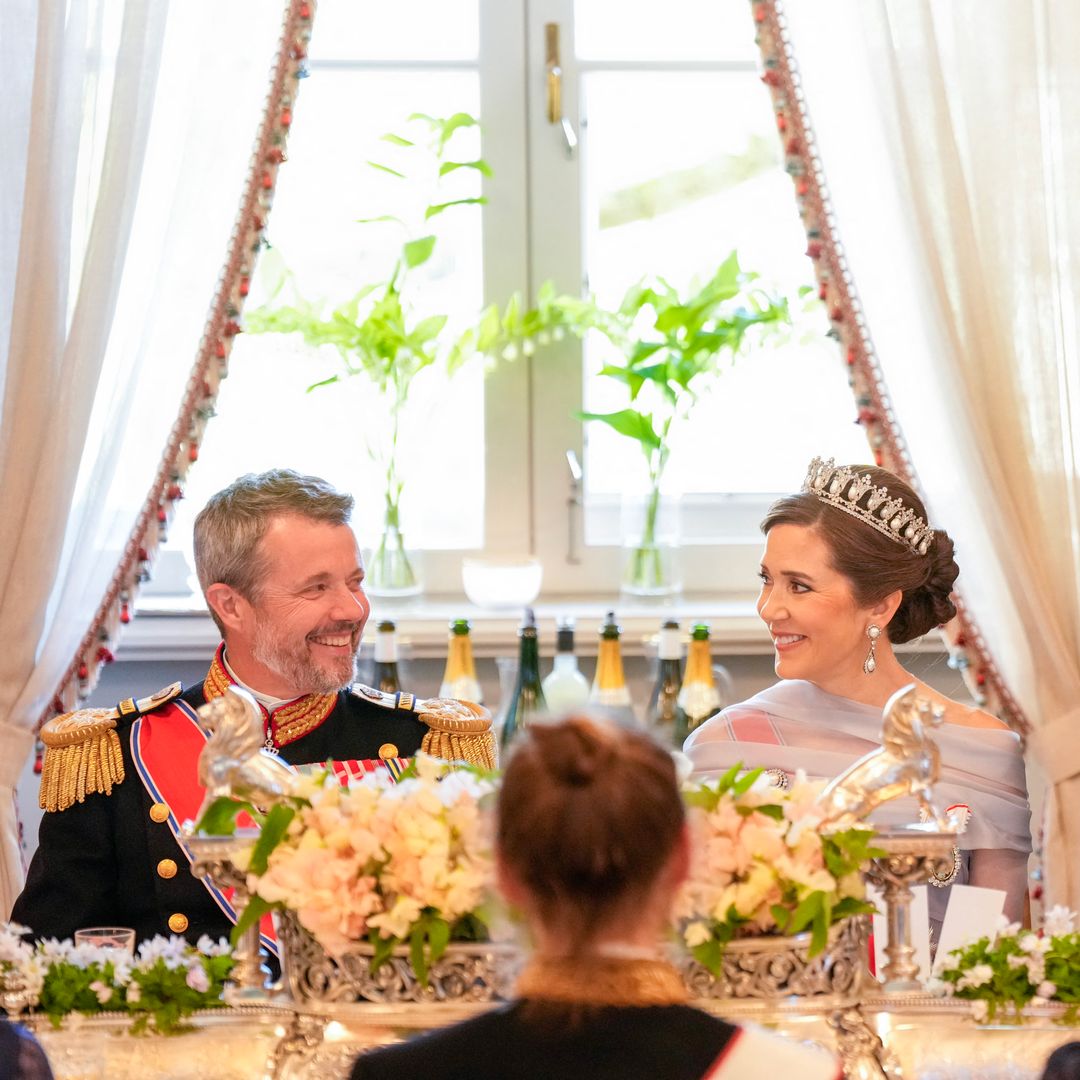 King Frederik and Queen Mary wow on 20th wedding anniversary at Norway state banquet