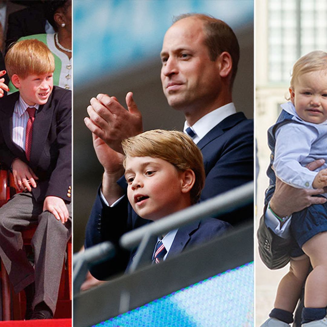 11 royal children in cute suits! From Prince George to young Prince William