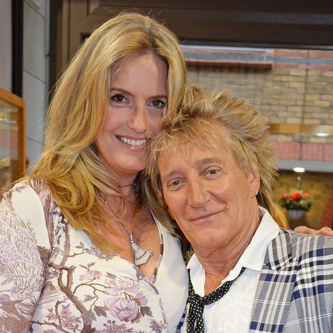 Rod Stewart and Penny Lancaster introduce new addition to their family