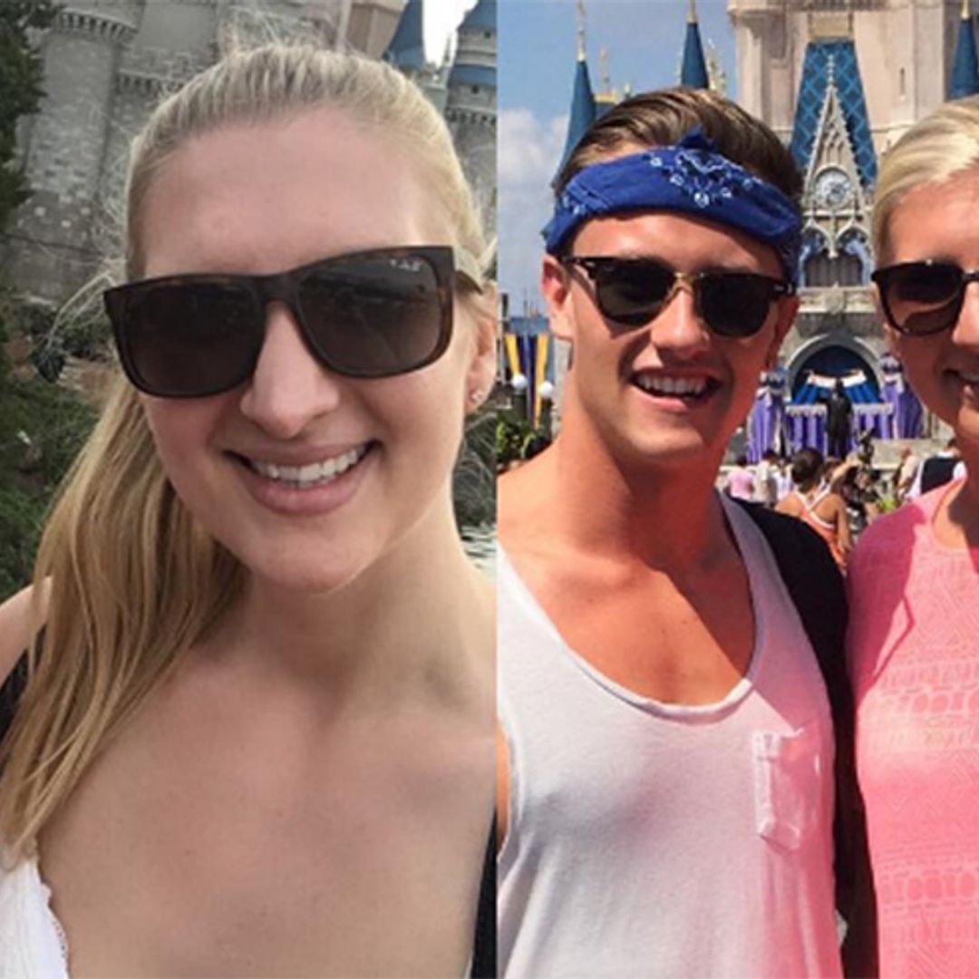 Rebecca Adlington takes daughter Summer on holiday – hear her bittersweet story