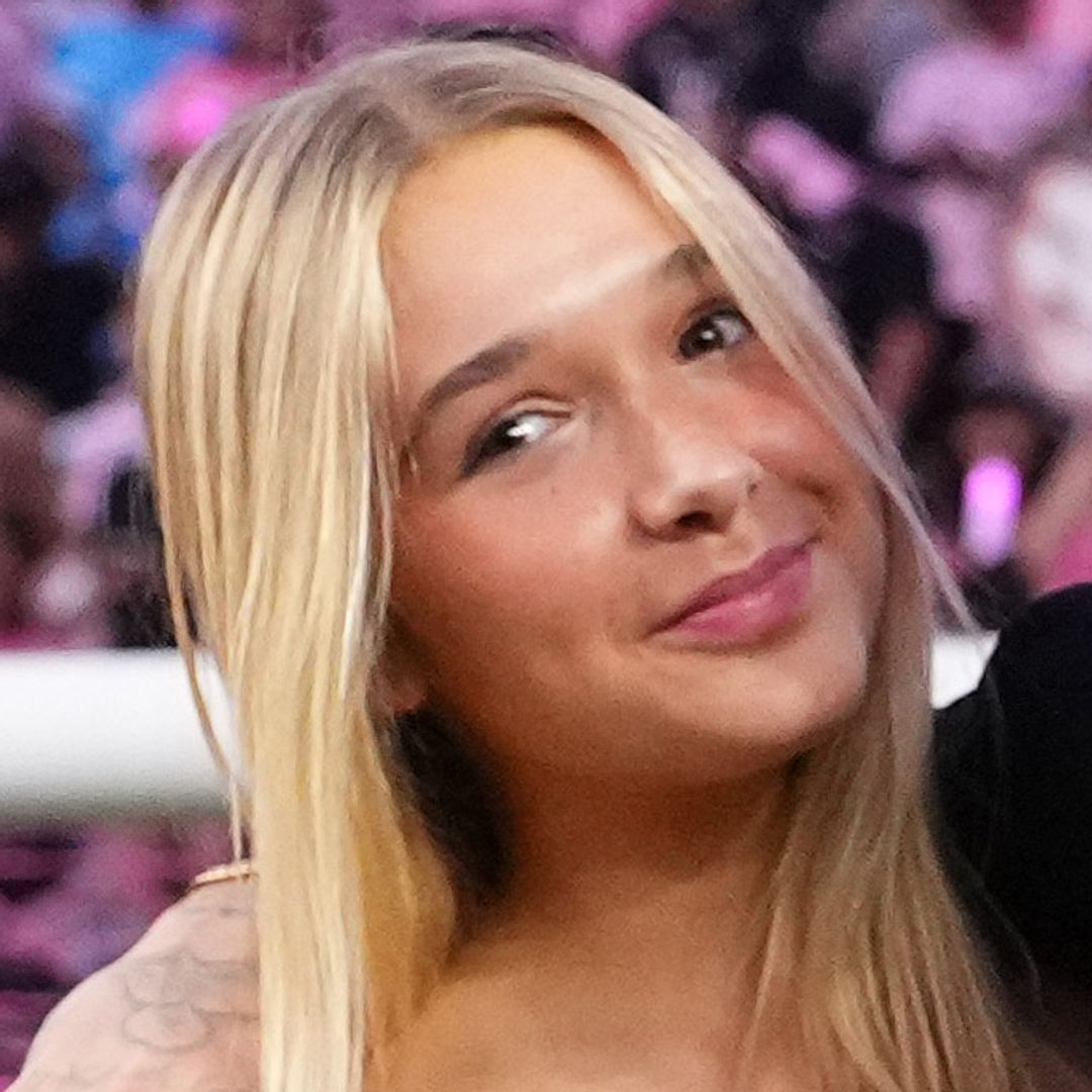 Harper Beckham rocks slouchy jeans look on dad David's special night