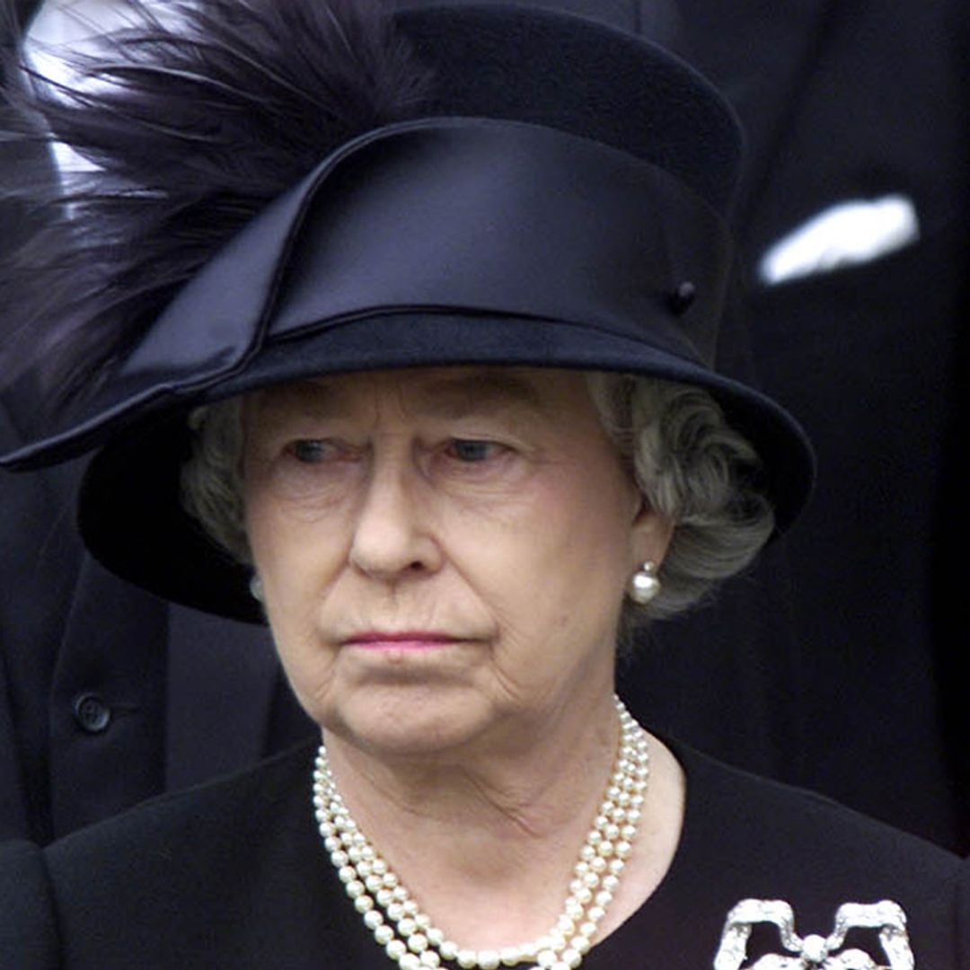 The Queen in mourning following royal death