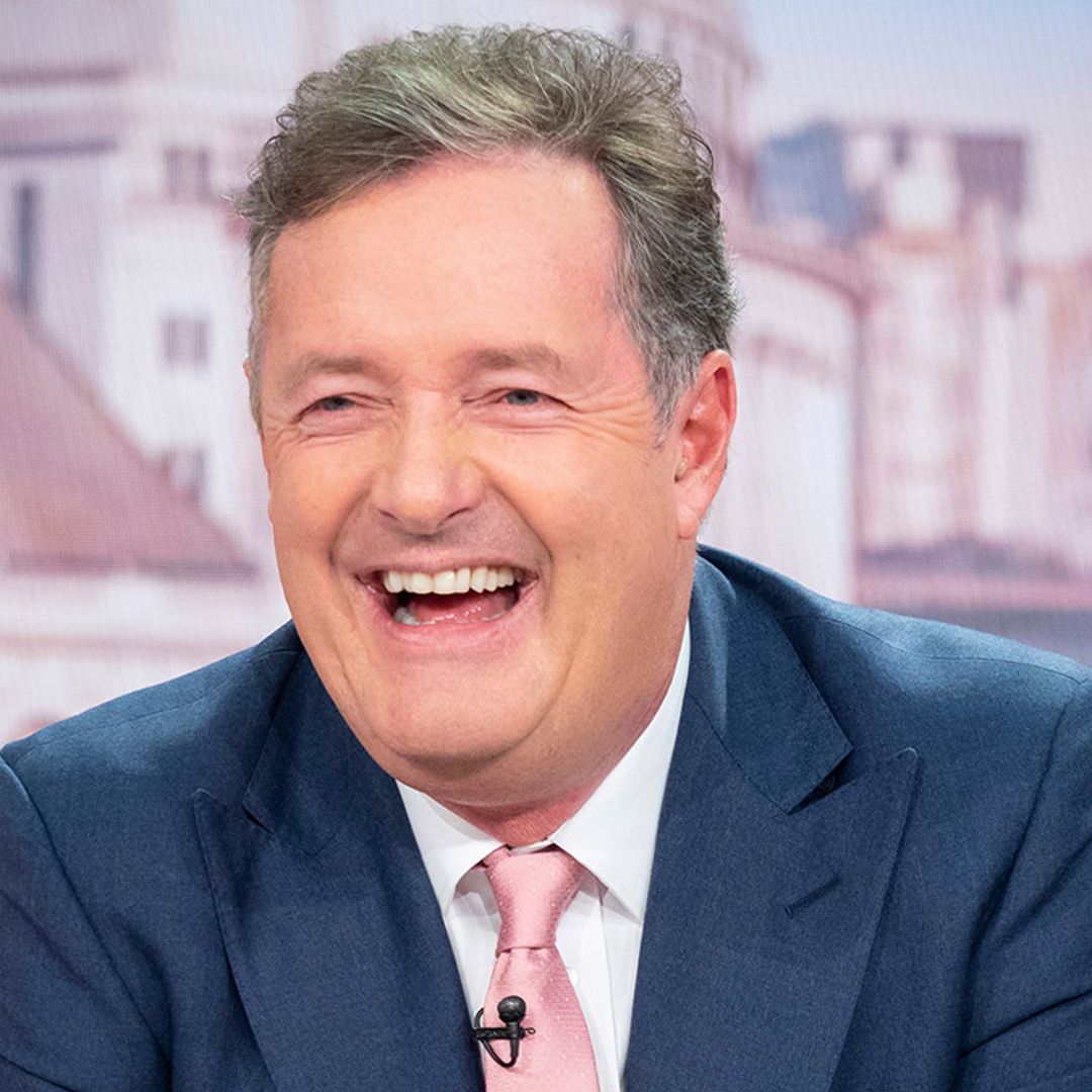 Piers Morgan is all smiles with daughter Elise on the last school run of 2019