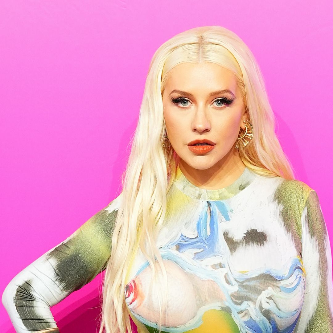 Christina Aguilera's lookalike children are so grown up in rare snippets from family vacation