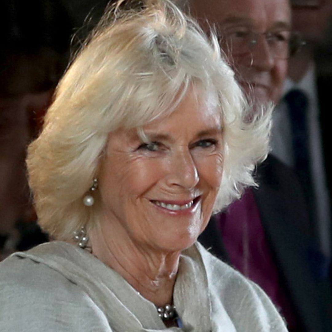 The Duchess of Cornwall  wows in TWO blue dresses on a visit to Wales with Prince Charles