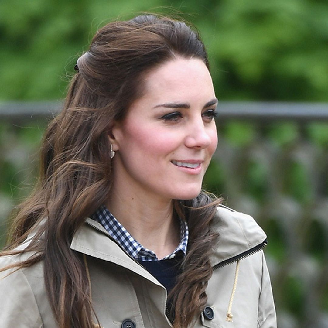 Kate Middleton dresses down for farm day in Gloucestershire