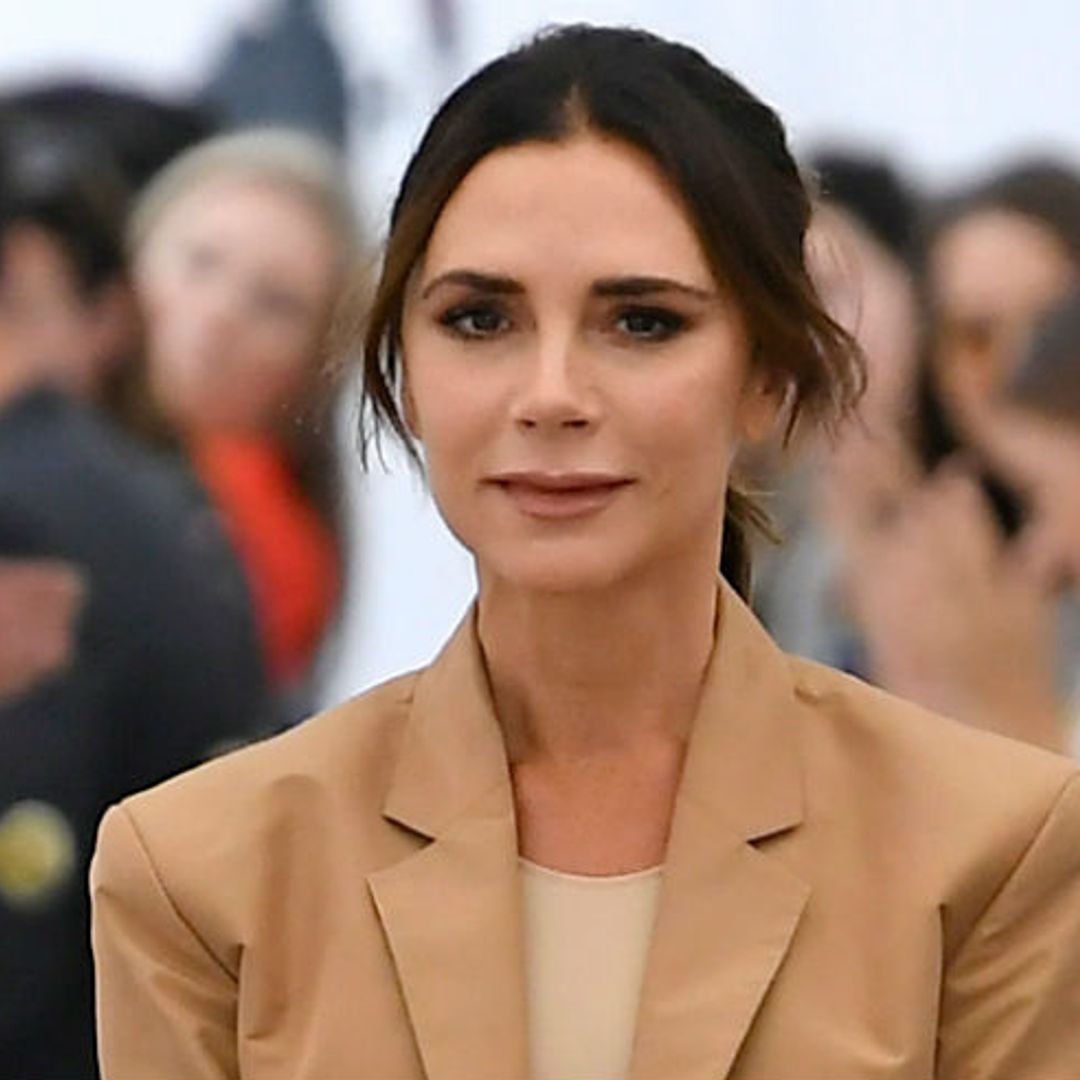 Victoria Beckham gets emotional as she sees her family at LFW anniversary show