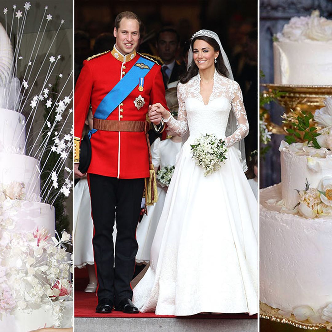 The Royal Wedding Cakes of History