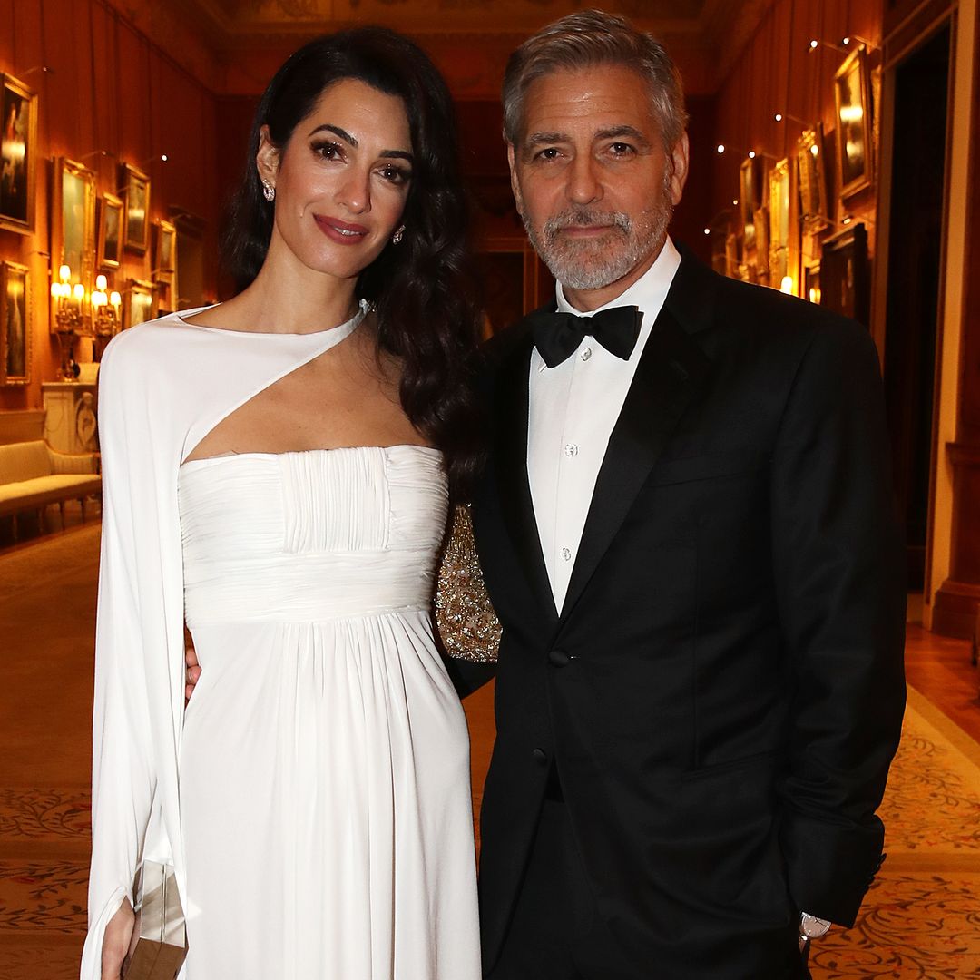 Amal Clooney looks DWTS-ready in thigh-skimming dress and you should see her shoes