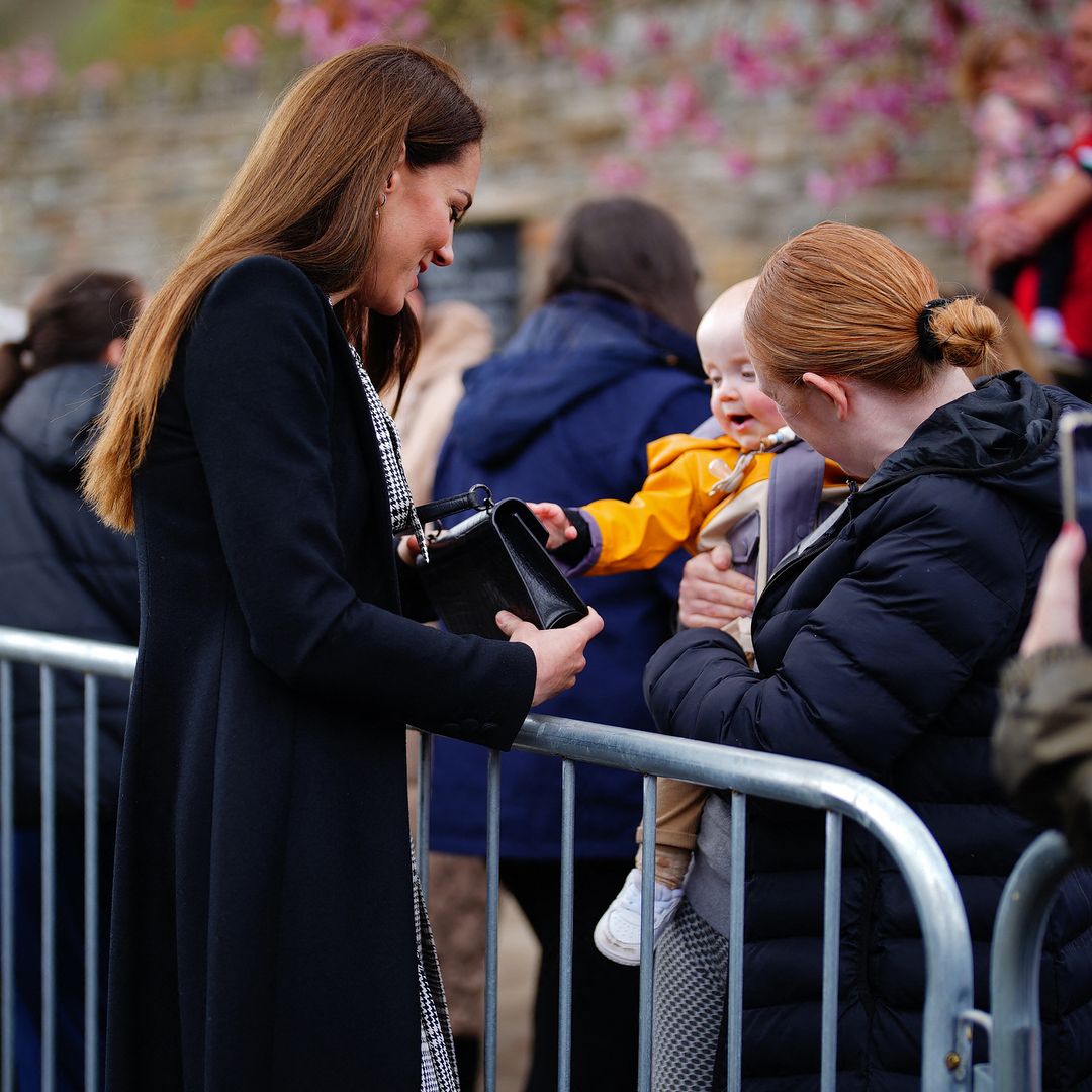 WATCH: Princess Kate has the best reaction as baby grabs her handbag