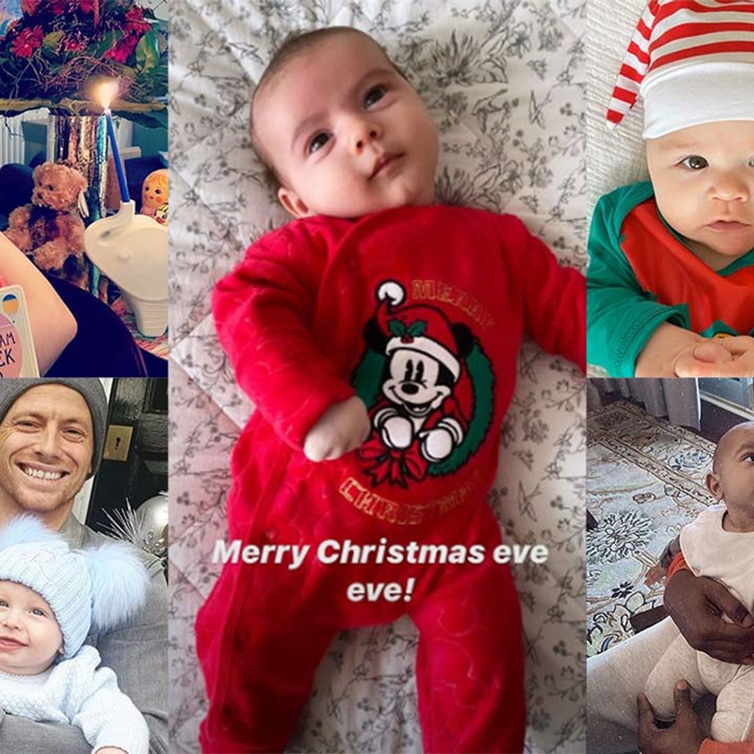 Celebrity babies' first Christmas! The famous kids enjoying their festive debuts